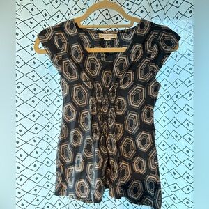 Matatraders stargazers ruched top ladies xs